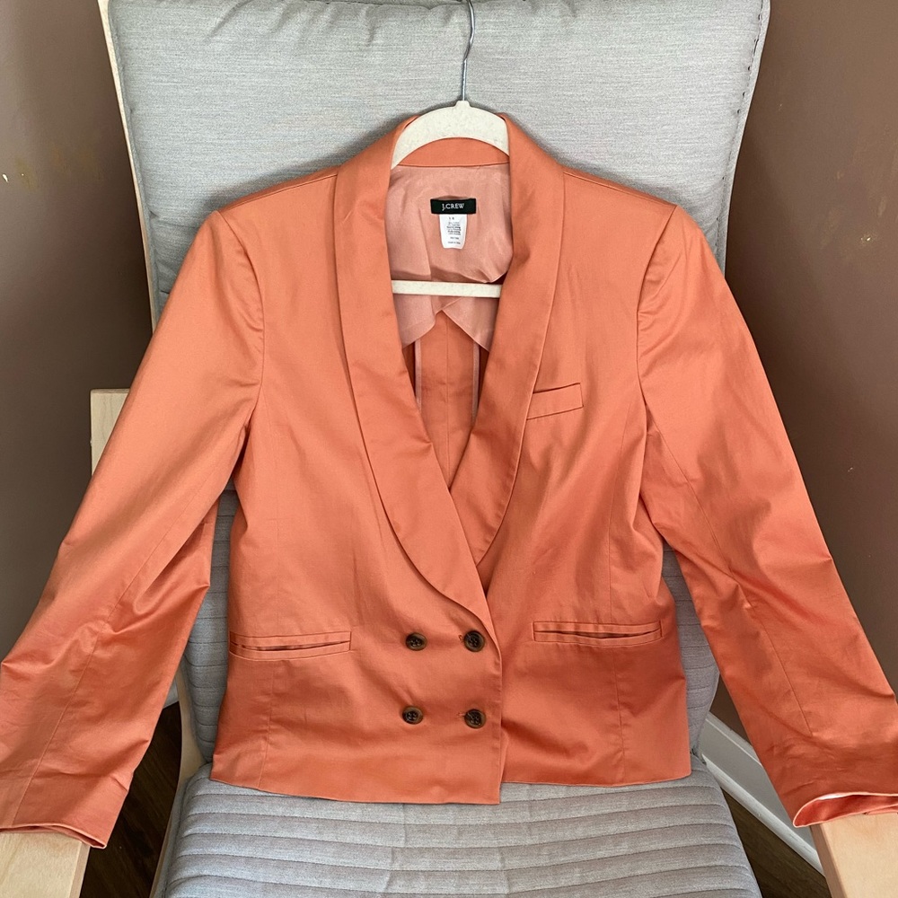 J Crew cotton blazer-size 6